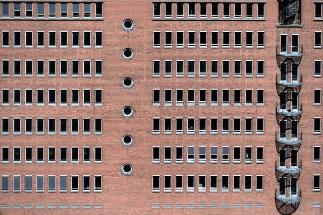 Fensterfronten Hamburgs